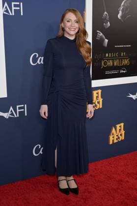 Music By John Williams Premiere - Los Angeles, CA LOS ANGELES, CA. October 23, 2024: Bryce Dallas Howard at the premiere for Music By John Williams at the AFI FEST 2024. Los Angeles CA USA  Copyright: xPaulxSmith Featureflashx