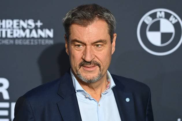 Markus SOEDER (Ministerpraesident Bayern und CSU Vorsitzender). Einzelbild,angeschnittenes Einzelmotiv,Halbfigur,halbe Figur, Roter Teppich,Blauer Panther TV und Streaming Award 2024 am 23.10.2024 in der BMW Welt Muenchen.