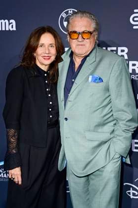 Michael Brandner mit Ehefrau Karin Brandner bei der Verleihung vom Blauer Panther - TV & Streaming Award 2024 in der BMW Welt. München, 23.10.2024