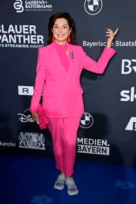 Uschi Dämmrich von Luttitz bei der Verleihung vom Blauer Panther - TV & Streaming Award 2024 in der BMW Welt. München, 23.10.2024