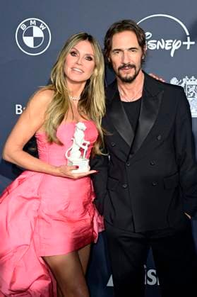 Heidi Klum und Thomas Hayo bei der Verleihung vom Blauer Panther - TV & Streaming Award 2024 in der BMW Welt. München, 23.10.2024