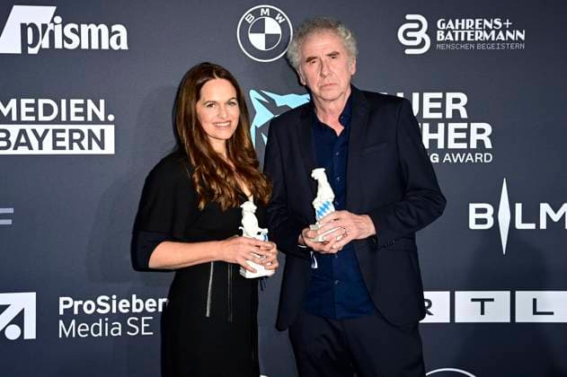 Hannah Ley und Raymond Ley bei der Verleihung vom Blauer Panther - TV & Streaming Award 2024 in der BMW Welt. München, 23.10.2024