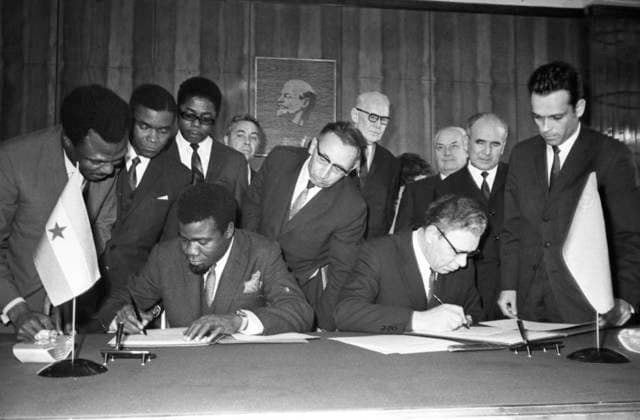 USSR-Ghana bilateral trade agreement Alexander Moscow Russia  Copyright: xAlexanderx