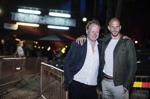 Stellan Skarsgard, Gustaf Skarsgard Tarzan premier after party Trädgarden, Stockholm, Sweden 2016-07-11 (c) TÄRNHUVUD ANNA Aftonbladet IBL Bildbyra * * * EXPRESSEN OUT * * * AFTONBLADET 85705 Premiär pa filmen Legenden om Tarzan - efterfest pa Trädgarden i Stockholm Stockholm Sverige x2512x  Copyright: xAnnaxTärnhuvud Aftonbladet TTx After party Tarzan premier Stockholm, Sweden