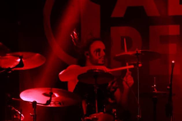 October 24, 2024, Mexico City, Ciudad de Mexico, Mexico: A member of the American-Austrian electro Goth Pop band Aesthetic Perfection performs on stage as part of Fall Goth Tour 2024 at the San Rafael Forum. on October 24, 2024 in Mexico City, Mexico. Mexico City Mexico - ZUMAe321 20241024_zea_e321_172 Copyright: xCarlosxSantiago xEyepixxGroupx