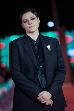 RECORD DATE NOT STATED L Albero - Red Carpet - The 19th Rome Film Festival. Rome, Italy - October 22: Sara Petraglia attends the L Albero red carpet during the 19th Rome Film Festival at Auditorium Parco della Musica. Rome RM Italy Copyright: xPhotoxbyxGennaroxLeonardix