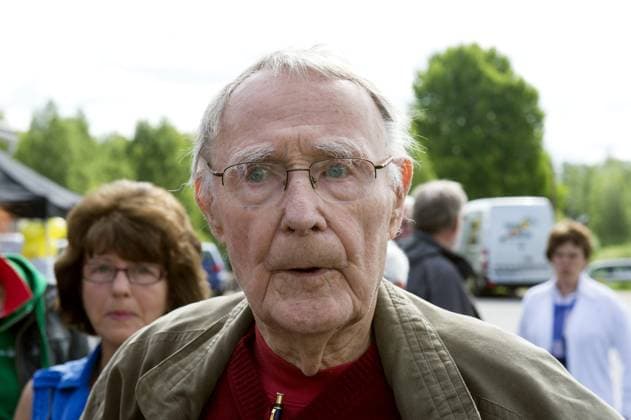 Ingvar Kamprad IKEA vid invigningen av Agunnaryds livs 2013-05-25 (c) REHN KAI Aftonbladet IBL Bildbyra * * * EXPRESSEN OUT * * * AFTONBLADET 5860 svenska kändisar x2512x  Copyright: xKaixRehn Aftonbladet TTx