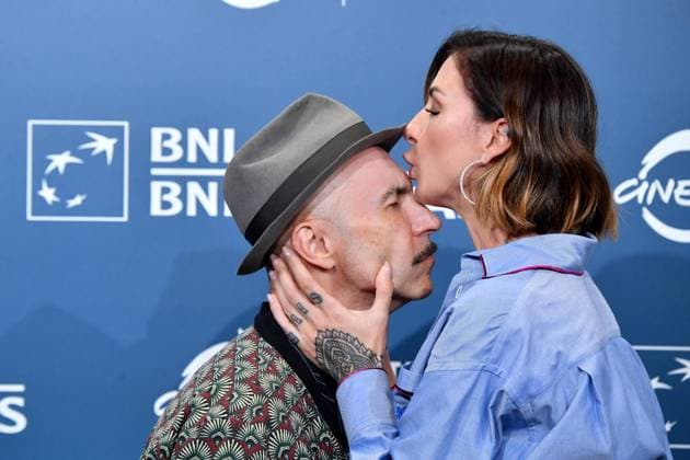 Entertainment Themen der Woche KW43 Entertainment Bilder des Tages Rome Cinema Fest 2024 . Rome Film Festival. Photocall film Vita da Carlo . Pictured : Maccio Capatonda and Ema Stokholma  Copyright: xMaurizioxD Avanzox xipa-agency.nx xDxAvanzo Provvisionatox IPA_Agency_IPA50978089