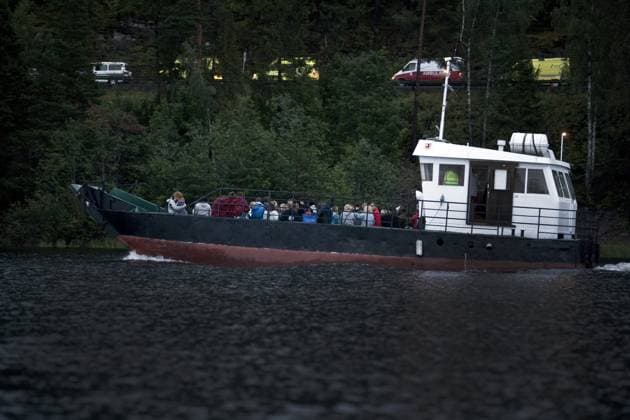 *** EXCLUSIVE *** INGAR EJ I AVTAL *** Terrordadet i Norge. 32-arige Anders Behring Breivik utför den 22 juli 2011 ett bombattentat utanför Höyblokken i centrala Oslo där atta personer dör. Sedan aker han till AUF-lägret pa Utoya och skjuter ihjäl 69 personer. Utoya 2012-02-10 (c) HAMMARSTRÖM NICLAS Aftonbladet IBL Bildbyra * * * EXPRESSEN OUT * * * AFTONBLADET 7350 Stockholm Norway Norge, Norway x2512x  Copyright: xNiclasxHammarström Aftonbladet TTx The massacre at Utöya