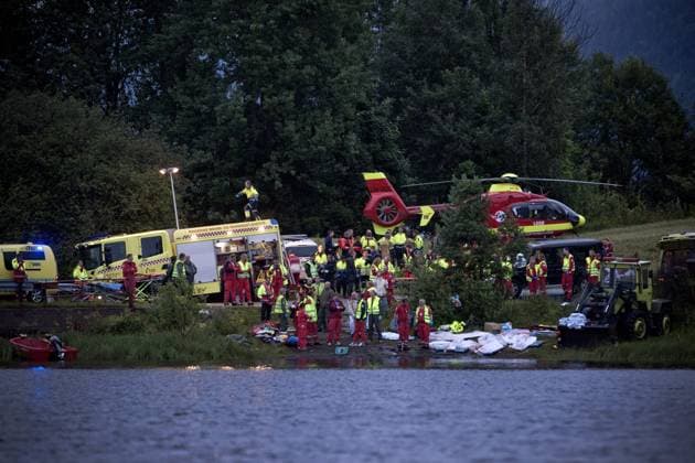 Terrordadet i Norge. 32-arige Anders Behring Breivik utför den 22 juli 2011 ett bombattentat utanför Höyblokken i centrala Oslo där atta personer dör. Sedan aker han till AUF-lägret pa Utoya och skjuter ihjäl 69 personer. Utoya 2012-02-10 (c) HAMMARSTRÖM NICLAS Aftonbladet IBL Bildbyra * * * EXPRESSEN OUT * * * AFTONBLADET 7350 Utoya Norway x2512x  Copyright: xNiclasxHammarström Aftonbladet TTx Utöya efter terrordadet 2012