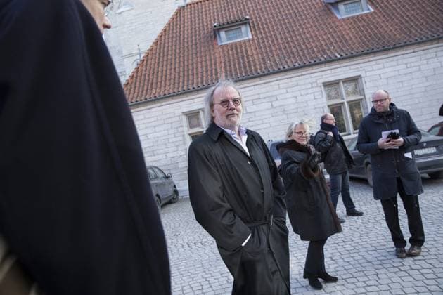 Benny Andersson, Görel Hanser Josefin Nilssons begravning i Visby Domkyrka pa Gotland 2016-03-18 (c) SANDBERG MAGNUS Aftonbladet IBL Bildbyra * * * EXPRESSEN OUT * * * AFTONBLADET 4560 Stockholm Sverige svenska kändisar x2512x  Copyright: xMagnusxSandberg Aftonbladet TTx Josefin Nilssons begravning