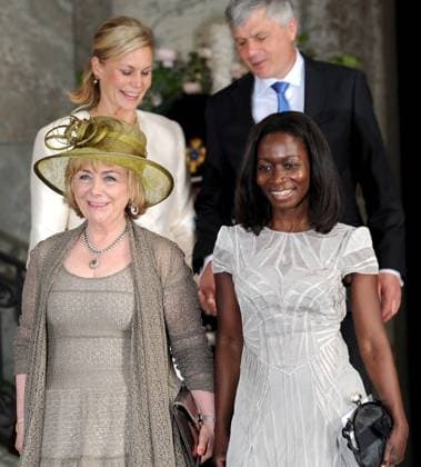 estelles dop i slottskyrkan the christening of princess estelle of sweden 22 may 2012 in stockholm at the church of the royal palace. beatrice ask och nyamko sabuni 2012-05-22 (c) Urban Andersson Aftonbladet IBL Bildbyra * * * EXPRESSEN OUT * * * AFTONBLADET 4216 svenska kändisar x2512x  Copyright: xUrbanxAndersson Aftonbladet TTx dopet2-urban-69