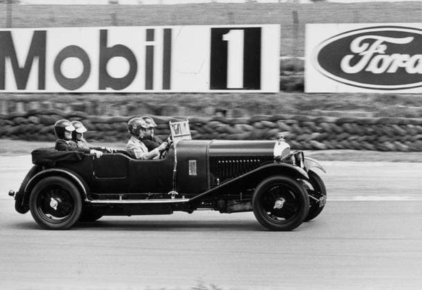 RECORD DATE NOT STATED The Times photo of Prince Charles driving a 1928 4 The Times photo of Prince Charles driving a 1928 4.5 litre Bentley during the Cars of the Century at Brands Hatch, Kent, in July 1988.  Copyright: xDenzilxMcNeelancex