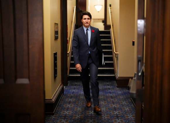 October 30, 2024, Ottawa, On, Canada: Prime Minister Justin Trudeau makes his way to question period in the House of Commons on Parliament Hill in Ottawa, Wednesday, Oct. 30, 2023. Ottawa Canada  - ZUMAc35_ 20241030_zaf_c35_040 Copyright: xSeanxKilpatrickx