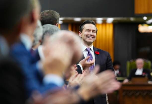 October 30, 2024, Ottawa, On, Canada: Conservative Leader Pierre Poilievre rises during question period in the House of Commons on Parliament Hill in Ottawa, Wednesday, Oct. 30, 2023. Ottawa Canada  - ZUMAc35_ 20241030_zaf_c35_042 Copyright: xSeanxKilpatrickx
