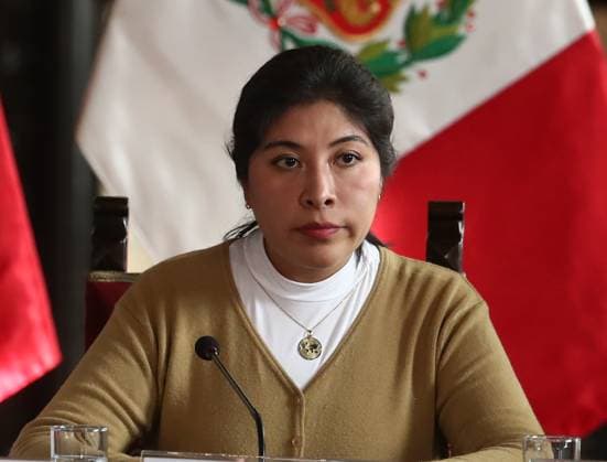 ElComercioPeru LIMA 01 DE DICIEMBRE DEL 2022 CONFERENCIA DE PRENSA DE LA PRESIDENTA DEL CONSEJO DE MINISTROS BETSSY CHAVEZ JUNTO A LOS DEMAS MINISTROS DE ESTADO EN EL SALON TUPAC AMARU DE PALACIO DE GOBIERNO. LIMA LIMA PERU EDITORIAL USE ONLY