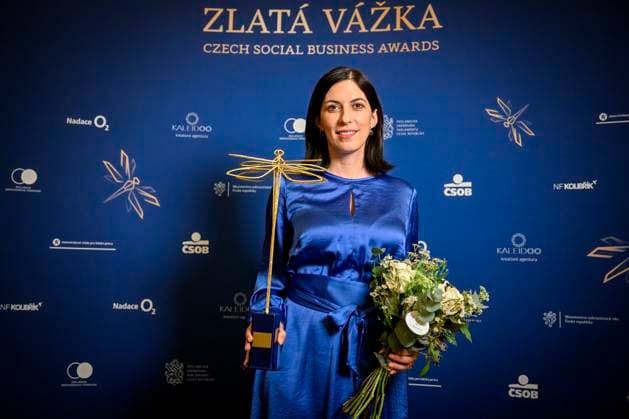 Zlata Vazka - Goldene Libelle Preisverleihung in Prag Awarding ceremony of the Golden Dragonfly: Czech Social Business Awards 2024 took place in Prague, Czech Republic, on November 1, 2024. Chamber of Deputies Speaker Marketa Adamova Pekarova was selected as Personality of the Year. (CTKxPhoto VitxSimanek) CTKPhotoP2024110106980  CTKPhotoP2024110106980