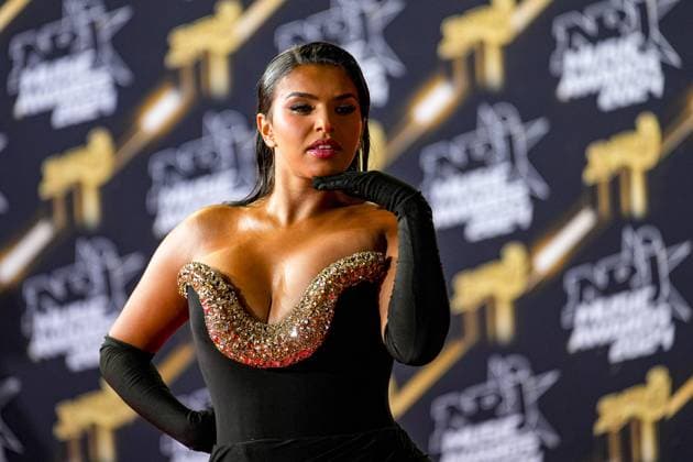Bilder des Jahres 2024, Entertainment 11 November Entertainment Themen der Woche KW44 Entertainment Bilder des Tages Imen Es attends the NRJ Music Awards in Cannes, 01 11 2024 Photo Sandrine Thesillat Panoramic PEOPLE NRJ Music Awards Cannes 01 11 24 SandrineThesillat Panoramic 