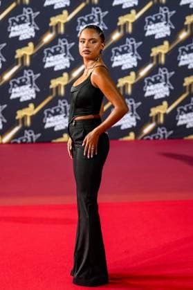 Paola Locatelli attends the NRJ Music Awards in Cannes, 01 11 2024 Photo Sandrine Thesillat Panoramic PEOPLE NRJ Music Awards Cannes 01 11 24 SandrineThesillat Panoramic 