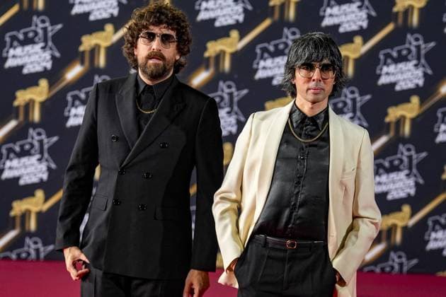 Justice attends the NRJ Music Awards in Cannes, 01 11 2024 Photo Sandrine Thesillat Panoramic PEOPLE NRJ Music Awards Cannes 01 11 24 SandrineThesillat Panoramic 