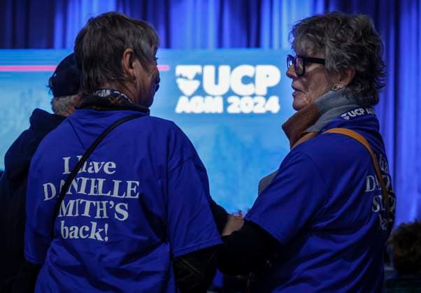 November 2, 2024, Red Deer, Ab, CANADA: Delegates gather at the United Conservative Party annual meeting in Red Deer, Alta., Saturday, Nov. 2, 2024. Red Deer CANADA  - ZUMAc35_ 20241102_zaf_c35_001 Copyright: xJeffxMcintoshx
