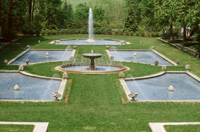 fountains in longwood garden, U.S.A. United States of America Copyright: xAshaxAdatia xDinodiaxPhotox