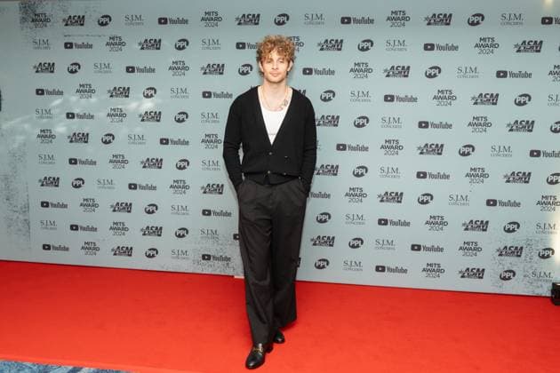 The Music Industry Trusts Award at the Grosvenor Hotel, London, Tom Grennan attends the music industry trusts award (Mits) at the Jp Marriott Grosvenor Hotel, London, UK, 4th November 2024, Credit:Dean Fardell Avalon  Copyright: xDeanxFardellx xAvalonx 0930505097