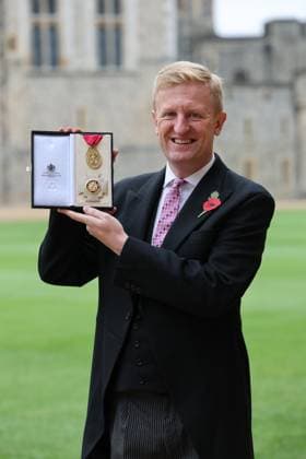. 06 11 2024. Windsor , United Kingdom. Sir Oliver Dowden after being made a Knight Commander of the Order of the Bath at an Investiture at Windsor Castle, United Kingdom.  xStephenxLockx xi-Imagesx IIM-25566-0001