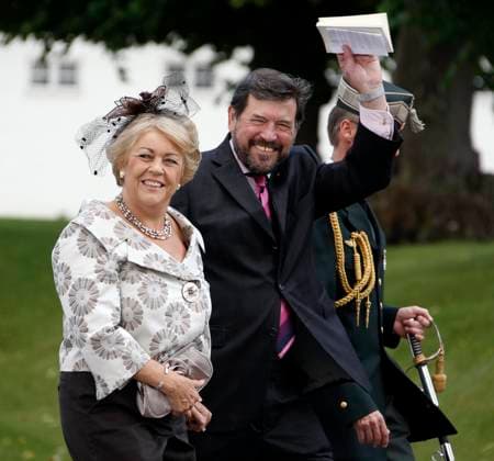 ***INGAR EJ I AVTAL-SPECIALPRIS*** COPENHAGEN 20070630 : Princess Mary s father John Dalgleish Donaldson and her stepmother Susan Elisabeth Donaldson at the christening of Danish Crown Princess Mary and Crown Prince Frederik s baby daughter Princess Isabella Henrietta Ingrid Margrethe held Fredensborg Palace Sunday July 1 2007. COPENHAGEN DENMARK ttexport x7116x *** INGAR EJ I AVTAL SPECIALPRIS COPENHAGEN 20070630 Princess Mary s father John Dalgleish Donaldson and her stepmother Susan Elisabeth Donaldson at the christening of Danish Crown Princess Mary and Crown Prince Frederik s baby daughter Princess Isabella Henrietta Ingrid Margrethe held Fredensborg Palace Sunday July 1 2007 COPENHAGEN DENMARK ttexport x7116x  Copyright: xSUVADxMRKONJICx xXPx xTTx 20070701192337-9733