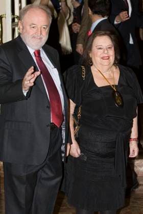Premio Cereceo 2008 para Barbara Probst Solomon MADRID (26 11 08).- Los Principes de Asturias, don Felipe de Borbon y dona Letizia Ortiz, entregaron ayer a la escritora, ensayista y periodista estadounidense Barbara Probst Solomon el premio Francisco Cerecedo, que organiza la Asociacion de Periodistas Europeos y que cumple su XXV edicion. MADRID (26 11 08).- Prince and Princess of Asturia, Felipe de Borbon and Letizia Ortiz, presided yesterday the Francisco Cerecedo award giving. This year, in its XXV edition the award went to Barbara Probst Solomon, USA writer. Pictured (L to R) Diego Carcedo and Barbara Probst Solomon. Cesar Cebolla ALFAQUI MADRID SPAIN EDITORIAL USE ONLY Copyright: xx CesarxCebollax xALFAQUIx dpphotos106080