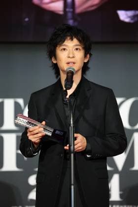 Tokyo International Film Festival, Preisverleihung Dong Zijian, November 06, 2024 - Dong Zijian, speak after winning Award for Best Artistic Conrtribution for the film My Friend An Delie during the 37th Tokyo International Film Festival. award ceremony, in Tokyo, Japan on November 06, 2024.  , aflo_272504568.jpg,