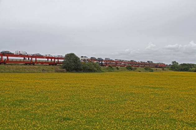 Autozug nach Westerland, Sylt Autozug nach Westerland, Sylt Copyright: xZoonar.com AntjexLindert-Rottkex 4350219