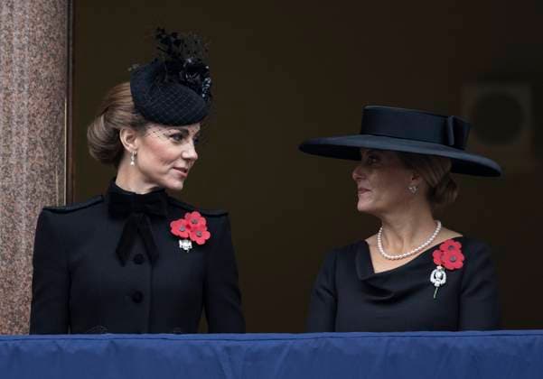 Entertainment Themen der Woche KW45 Entertainment Bilder des Tages Remembrance Sunday 10 11 2024. London, United Kingdom. Catherine, Princess of Wales, and Sophie, Duchess of Edinburgh, attend the Remembrance Sunday service at The Cenotaph in London., Credit:Stephen Lock Avalon United Kingdom, London, London  Copyright: xStephenxLockx xAvalonx 0932704957