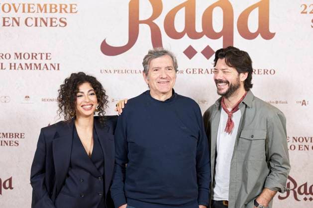 Bilder des Jahres 2024, Entertainment 11 November Entertainment Themen der Woche KW46 Entertainment Bilder des Tages November 11, 2024, Madrid, Madrid, Spain: Alvaro Morte, Mina El Hammani, Gerrardo Herrero attends Raqa Photocall at URSO Spa Hotel on November 11, 2024 in Madrid, Spain Madrid Spain - ZUMAg15_ 20241111_zaf_g15_024 Copyright: xJackxAbuinx