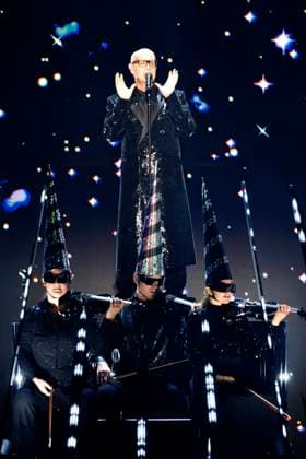 Neil Tennant von den Pet Shop Boys bei der Verleihung der MTV European Music Awards 2024 in der Co-op Live Arena. Manchester, 10.11.2024