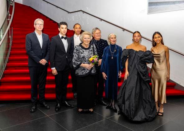 Entertainment Themen der Woche KW46 Entertainment Bilder des Tages 11-11-2024 Amsterdam Princess Beatrix with Han Ebbelaar and Alexandra Radius and Eline Danker, voorzitter Dansersfonds ˜79 and Cees Langeveld, interim algemeen directeur DeLaMar attended the 26th edition of the Dutch Ballet Gala of Stichting Dansersfonds 79 at the DeLaMar in Amsterdam. Stichting Dansersfonds ™79 is also celebrating its 45th anniversary this year. The Dutch Ballet Gala is dedicated to Ed Wubbe, artistic director of Scapino Ballet Rotterdam. Â  Copyright: xPPEx