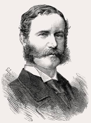 Oberstleutnant Philip Robert Anstruther, ein Offizier der britischen Armee, getötet in der Schlacht von Bronkhorstspruit, Transvaal, am 20. Dezember 1880, aus British Battles on Land and Sea, von James Grant Lt Col. Philip Robert Anstruther, a British army officer, killed at the Battle of Bronkhorstspruit, Transvaal on 20 December 1880, From British Battles on Land and Sea, by James Grant Copyright: imageBROKER Heinz-DieterxFalkens iblhfa11720814.jpg