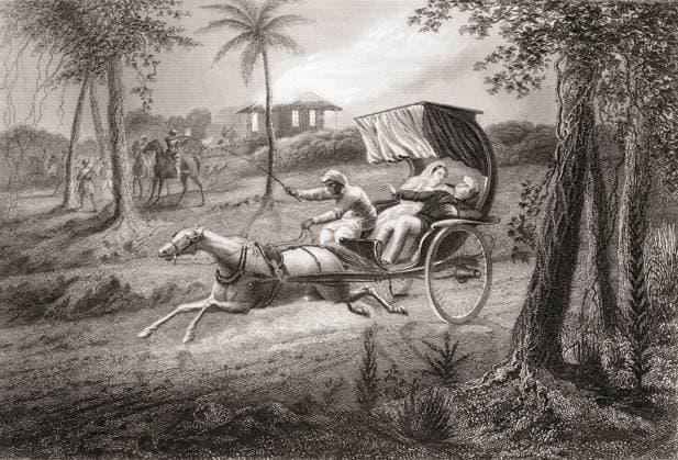 Dr Graham shot in his buggy by Sealkote Mutineers, India, Asia, 1857 Copyright: xKenxGraham DinodiaxPhotox