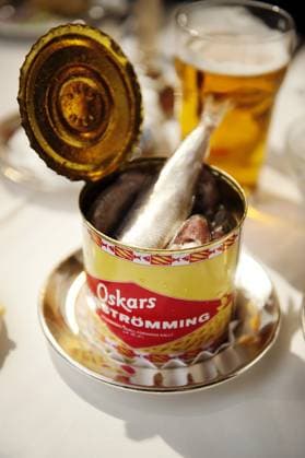 STOCKHOLM 20110814 A jar of Oskars sour herring STOCKHOLM SWEDEN x8000x  Copyright: xAnnikaxAfxKlerckerx xXPx xTTx SURSTRÖMMING