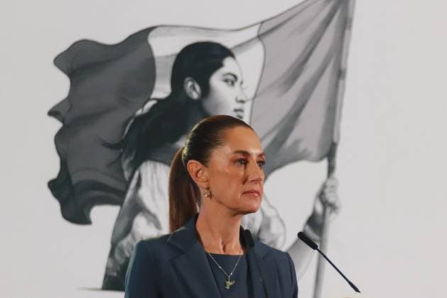 Claudia Sheinbaum Briefing Conference - Mexico Claudia Sheinbaum Pardo, Mexico s president speaks during a briefing about the national security plan at the National Palace. on November 12, 2024 in Mexico City, Mexico. Photo by Carlos Santiago Eyepix Group ABACAPRESS.COM Mexico City Mexico  Copyright: xEyepix ABACAx
