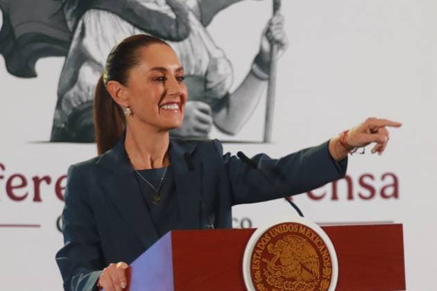 Claudia Sheinbaum Briefing Conference - Mexico Claudia Sheinbaum Pardo, Mexico s president speaks during a briefing about the national security plan at the National Palace. on November 12, 2024 in Mexico City, Mexico. Photo by Carlos Santiago Eyepix Group ABACAPRESS.COM Mexico City Mexico  Copyright: xEyepix ABACAx