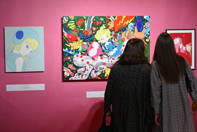 Entertainment Themen der Woche KW46 Entertainment Bilder des Tages November 13, 2024, Milan, Italy: Visitors attend the opening of the exhibition Amano Corpus Animae by Japanese artist and illustrator Yoshitaka Amano in Milan, Italy, 13 Novembre 2024. Amano Corpus Animae is to date the largest European exhibition dedicated to the master Yoshitaka Amano and will run till March 1st. ANSA DANIEL DAL ZENNARO Milan Italy  - ZUMAa110 20241113_zaf_a110_034 Copyright: xDanielxDalxZennarox