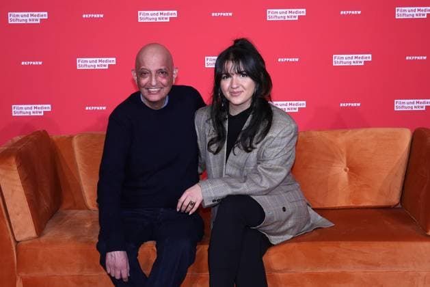 Ali Samadi und seine Tochter Roxana Samadi beim Kinoprogrammpreis NRW am 13.11.2024 in Koeln Kinoprogrammpreis NRW 2024 in Koeln