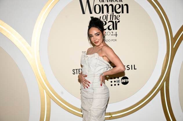 November 13, 2024, Mexico City, Ciudad de Mexico, Mexico: Manelyk GonzoÂ¡lez attends the red carpet for Glamour Women of The Year 2024 at Mexico City Four Season Hotel. on November 13, 2024 in Mexico City, Mexico. Mexico City Mexico - ZUMAe321 20241113_zea_e321_140 Copyright: xCarlosxTischler xEyepixxGroupx