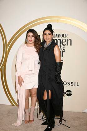 November 13, 2024, Mexico City, Ciudad de Mexico, Mexico: Lesslie VeloÂ¡zquez Espinosa, Karen VeloÂ¡zquez Espinosa attend the red carpet for Glamour Women of The Year 2024 at Mexico City Four Season Hotel. on November 13, 2024 in Mexico City, Mexico. Mexico City Mexico - ZUMAe321 20241113_zea_e321_132 Copyright: xCarlosxTischler xEyepixxGroupx