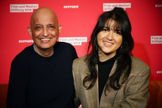 Ali Samadi mit Tochter Roxana Samadi bei der 34. Verleihung der Kinoprogrammpreise NRW der Film- und Medienstiftung NRW in der olkenburg. Köln, 13.11.2024