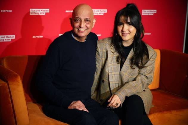 Ali Samadi mit Tochter Roxana Samadi bei der 34. Verleihung der Kinoprogrammpreise NRW der Film- und Medienstiftung NRW in der olkenburg. Köln, 13.11.2024