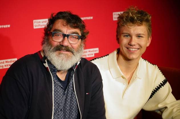 Heiko Pinkowski und Leonard Conrads bei der 34. Verleihung der Kinoprogrammpreise NRW der Film- und Medienstiftung NRW in der olkenburg. Köln, 13.11.2024