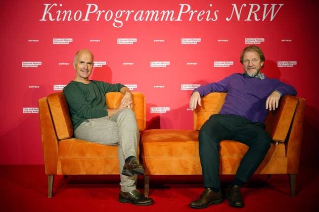 Christoph Maria Herbst und Soenke Wortmann bei der 34. Verleihung der Kinoprogrammpreise NRW der Film- und Medienstiftung NRW in der olkenburg. Köln, 13.11.2024