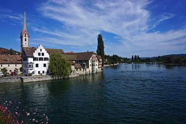 Stein am Rhein; Schweiz; Kanton Schaffhausen Stein am Rhein; Schweiz; Kanton Schaffhausen; Stein at Rhine; Switzerland; Canton of Schaffhausen Copyright: xZoonar.com JürgenxVogtx 22293718